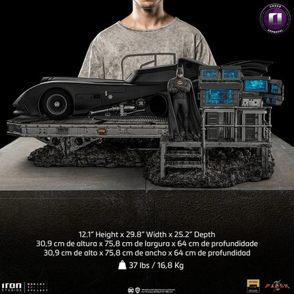 Iron Studios - The Flash Movie - Batmobile - Deluxe Art Scale Statue 1/10 - The Card Vault