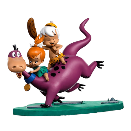 Iron Studios - The Flintstones - Dino, Peebles & Bamm-Bamm BDS Art Scale Statue 1/10 - The Card Vault