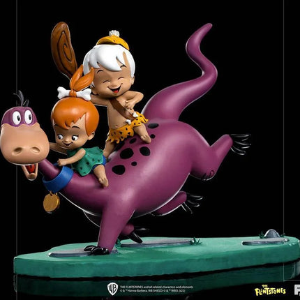 Iron Studios - The Flintstones - Dino, Peebles & Bamm-Bamm BDS Art Scale Statue 1/10 - The Card Vault