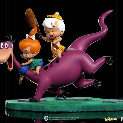 Iron Studios - The Flintstones - Dino, Peebles & Bamm-Bamm BDS Art Scale Statue 1/10 - The Card Vault