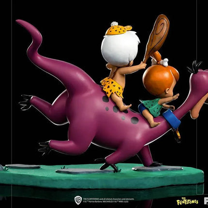 Iron Studios - The Flintstones - Dino, Peebles & Bamm-Bamm BDS Art Scale Statue 1/10 - The Card Vault