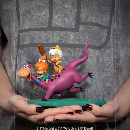 Iron Studios - The Flintstones - Dino, Peebles & Bamm-Bamm BDS Art Scale Statue 1/10 - The Card Vault