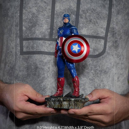 Iron Studios - The Infinity Saga: Battle of NY - Captain America BDS Art Scale Statue 1/10 - The Card Vault
