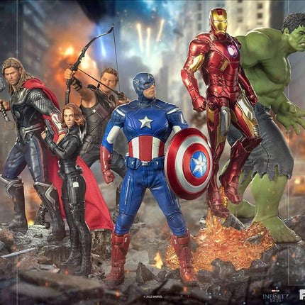 Iron Studios - The Infinity Saga: Battle of NY - Captain America BDS Art Scale Statue 1/10 - The Card Vault
