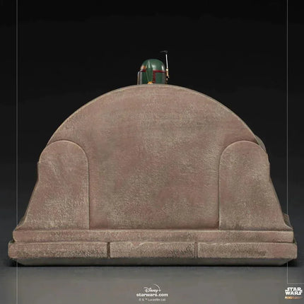 Iron Studios - The Mandalorian - Boba Fett on Throne Deluxe Art Scale Statue 1/10 - The Card Vault