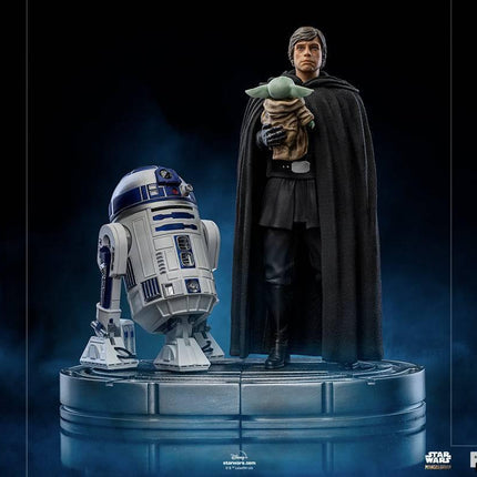 Iron Studios - The Mandalorian - Luke Skywalker & Grogu BDS Art Scale Statue 1/10 - The Card Vault