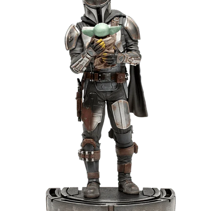 Iron Studios - The Mandalorian - The Mandalorian & Grogu BDS Art Scale Statue 1/10 - The Card Vault