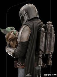 Iron Studios - The Mandalorian - The Mandalorian & Grogu BDS Art Scale Statue 1/10 - The Card Vault