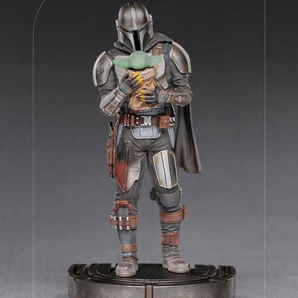 Iron Studios - The Mandalorian - The Mandalorian & Grogu BDS Art Scale Statue 1/10 - The Card Vault