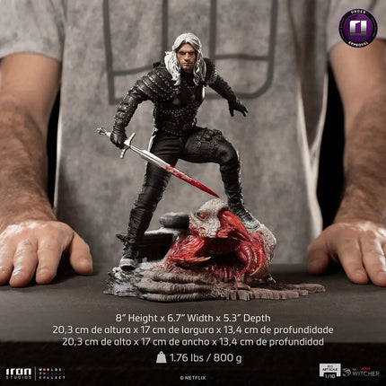 Iron Studios - The Witcher - Geralt of Rivia - BDS Art Scale Statue 1/10 - The Card Vault