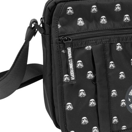 ItemLab - Star Wars - Original Stormtrooper Helmet Pattern Man Purse - The Card Vault