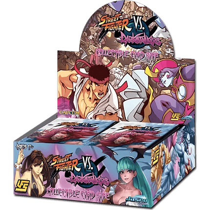 Jasco Games - UFS - Street Fighter vs Darkstalkers Booster Box (24 Packs) - The Card Vault
