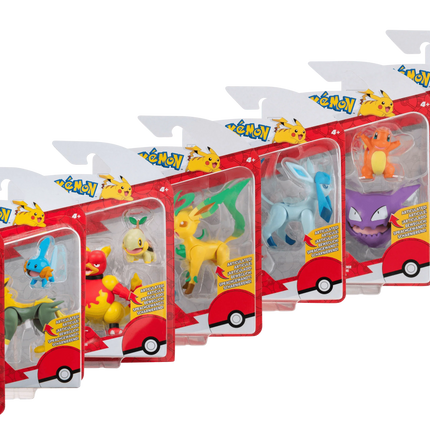 Jazwares - Pokemon Battle Figures - 3-Packs - The Card Vault