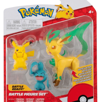 Jazwares - Pokemon Battle Figures - 3-Packs - The Card Vault