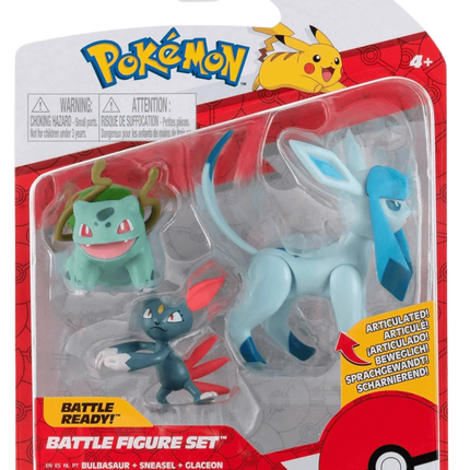 Jazwares - Pokemon Battle Figures - 3-Packs - The Card Vault