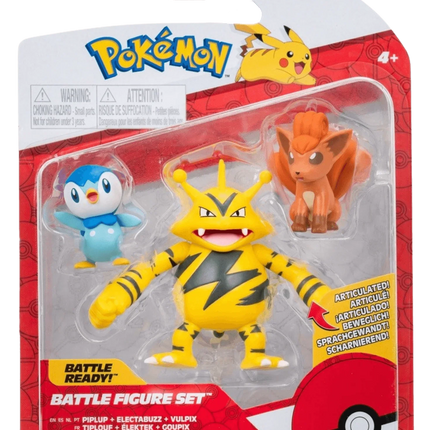 Jazwares - Pokemon Battle Figures - 3-Packs - The Card Vault