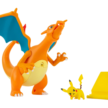 Jazwares - Pokemon Figure - Flame & Fight Deluxe Charizard - The Card Vault