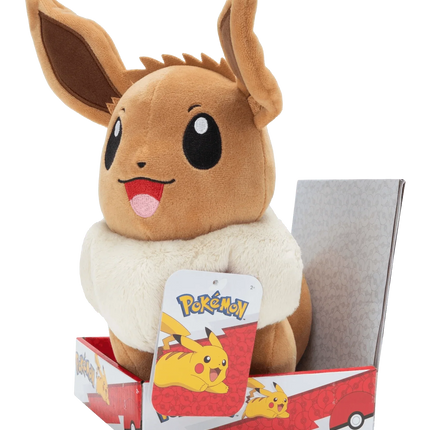 Jazwares - Pokemon Plush - Eevee (12in) - The Card Vault