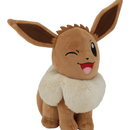 Jazwares - Pokemon Plush - Eevee Wink (8in) - The Card Vault