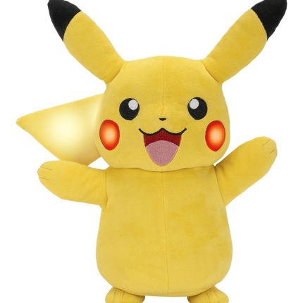 Jazwares - Pokemon Plush - Electric Charge Pikachu (11in) - The Card Vault