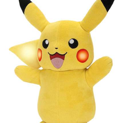 Jazwares - Pokemon Plush - Electric Charge Pikachu (11in) - The Card Vault