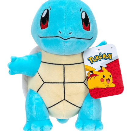 Jazwares - Pokemon Plush - Squirtle (8in) - The Card Vault