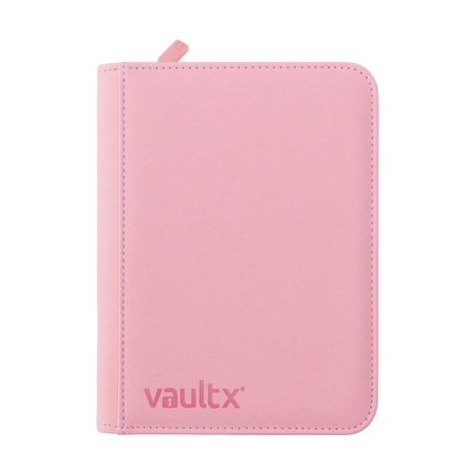 Vault X - 4-Pocket Exo-Tec® Zip Binder - Just Pink