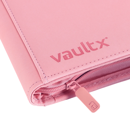 Vault X - 4-Pocket Exo-Tec® Zip Binder - Just Pink