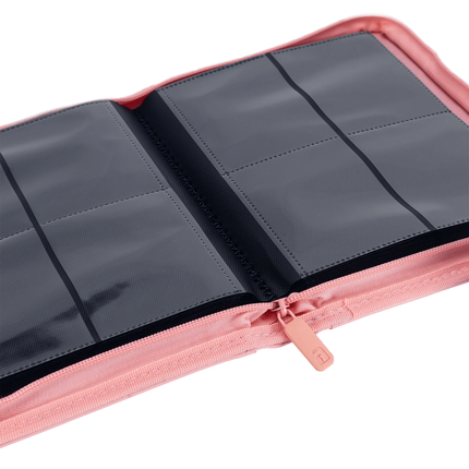 Vault X - 4-Pocket Exo-Tec® Zip Binder - Just Pink