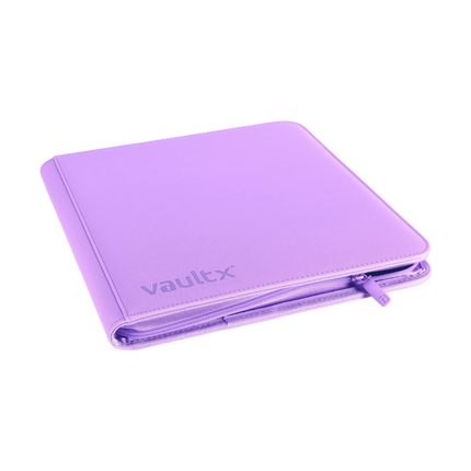 Vault X - 12-Pocket Exo-Tec® Zip Binder - Just Purple