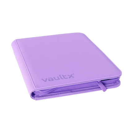 Vault X - 9-Pocket Exo-Tec® Zip Binder - Just Purple