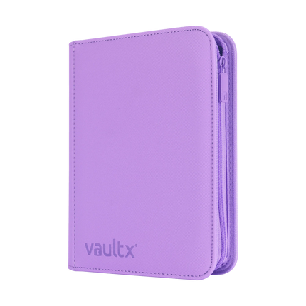 Vault X - 4-Pocket Exo-Tec® Zip Binder - Just Purple