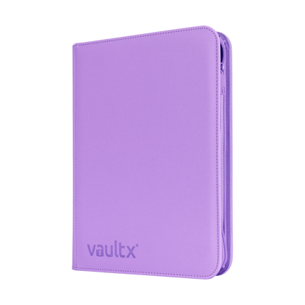 Vault X - 9-Pocket Exo-Tec® Zip Binder - Just Purple