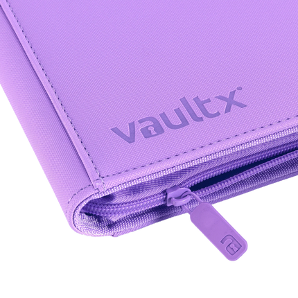 Vault X - 4-Pocket Exo-Tec® Zip Binder - Just Purple