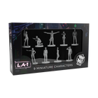 LA-1 Miniatures pack with nine paintable figures