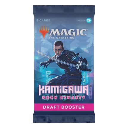 Magic: The Gathering - Kamigawa: Neon Dynasty Draft Booster Pack - The Card Vault