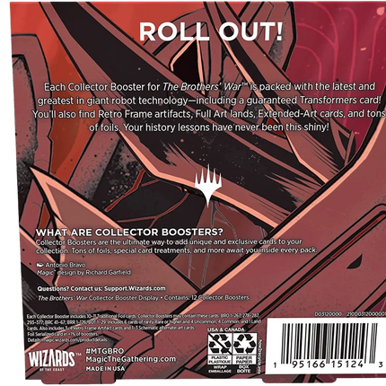 Magic: The Gathering - The Brothers War Collector Booster Box (12 Packs) - The Card Vault