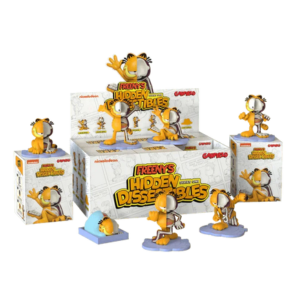 Mighty Jaxx - Freeny's Hidden Dissectible's: Garfield Blind Box Case - (6x Boxes) - The Card Vault