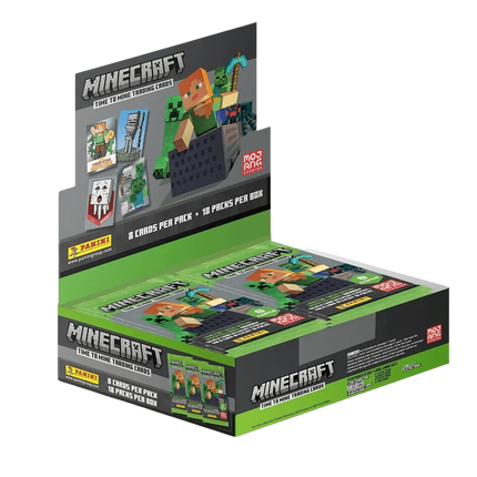Minecraft TCG - Time to Mine Booster Box (18 Packs) - The Card Vault