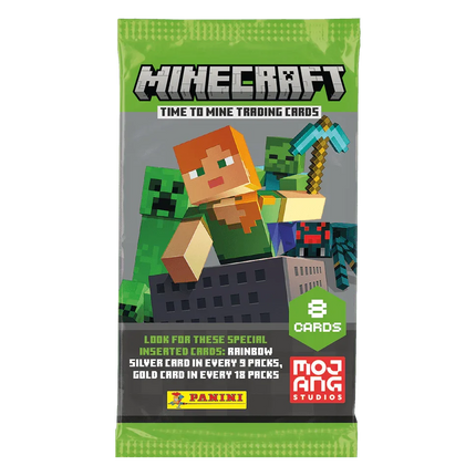 Minecraft TCG - Time to Mine Booster Box (18 Packs) - The Card Vault