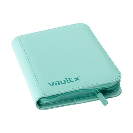 Vault X - 4-Pocket Exo-Tec® Zip Binder - Mint Green