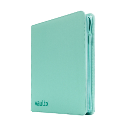 Vault X - 12-Pocket Exo-Tec® Zip Binder - Mint Green