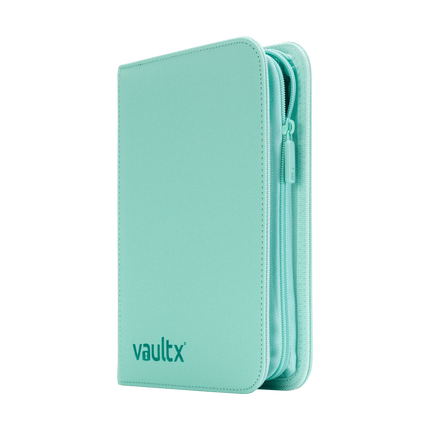 Vault X - 4-Pocket Exo-Tec® Zip Binder - Mint Green