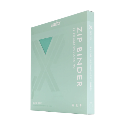 Vault X - 12-Pocket Exo-Tec® Zip Binder - Mint Green