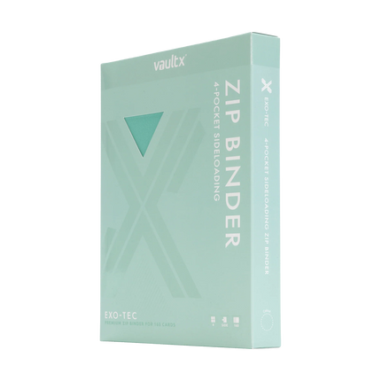 Vault X - 4-Pocket Exo-Tec® Zip Binder - Mint Green