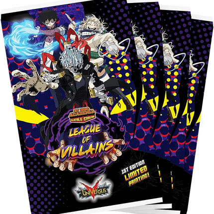 My Hero Academia Collectible Card Game - League of Villains (Series 4) Booster Box (24 Packs) - The Card Vault