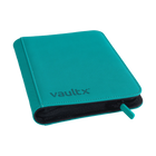 Vault X - 4-Pocket Exo-Tec® Zip Binder - Teal