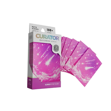 Curator: Masterworks Sleeves - Glimmer Pink (Matt Olson)