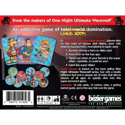 One Night Ultimate Super Heroes - The Card Vault