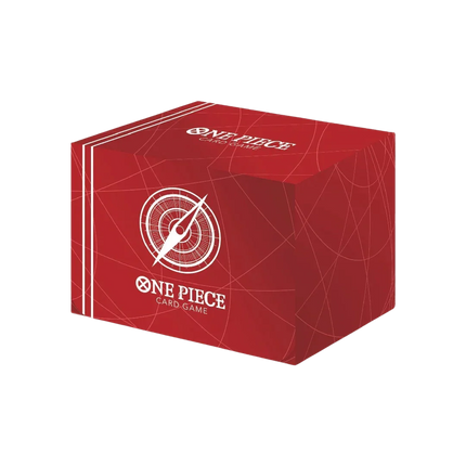 One Piece TCG - Clear Card Case - Standard Red - The Card Vault